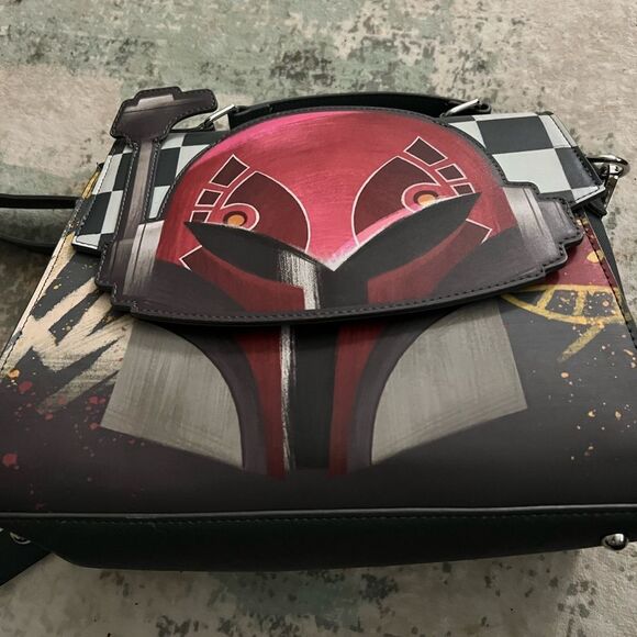 Loungfly Star Wars Black and Red Designer Bag - Picture 1 of 8